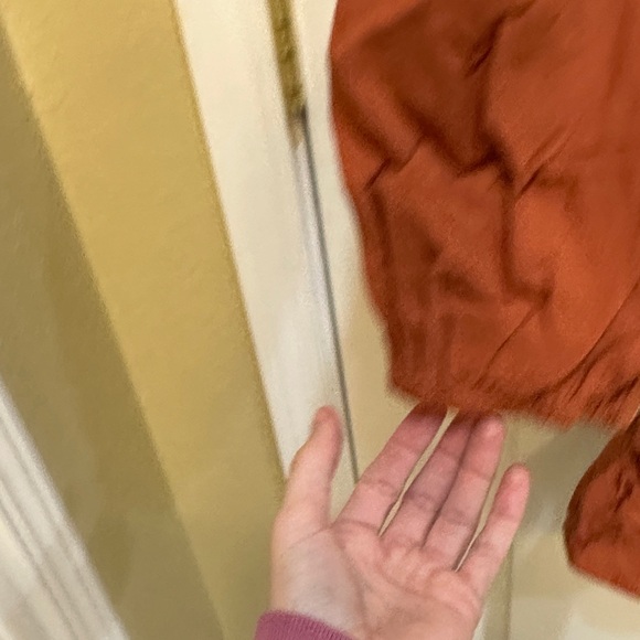 SHEIN Terracotta Long Sleeve Dress - Picture 5 of 7